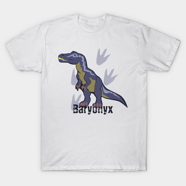 Blue Baryonyx T-Shirt by SakuraDragon